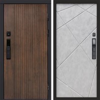 Входная дверь Smart (Смарт) Твист Ультра Лучи бетон светлый