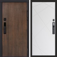 Входная дверь Smart (Смарт) Твист Ультра Лучи белый