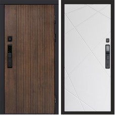 Входная дверь Smart (Смарт) Твист Ультра Лучи белый