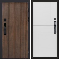 Входная дверь Smart (Смарт) Твист Ультра Горизонт белый