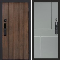 Дверь Termo Door Smart (Смарт) Твист Ультра Горизонт Grey софт