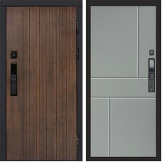 Дверь Termo Door Smart (Смарт) Твист Ультра Горизонт Grey софт