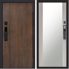 Входная дверь Smart (Смарт) Твист Ультра Зеркало Лиственница белая