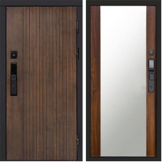 Входная дверь Smart (Смарт) Твист Ультра Зеркало 27 дуб