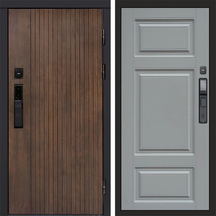 Дверь Termo Door Smart (Смарт) Твист Ультра Лион Grey софт