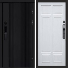 Входная дверь Smart (Смарт) Твист Блэк (Black) Премиум лиственница