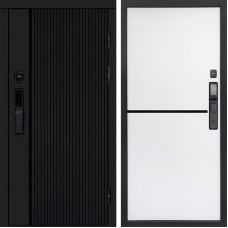 Входная дверь Smart (Смарт) Твист Блэк (Black) Нео White