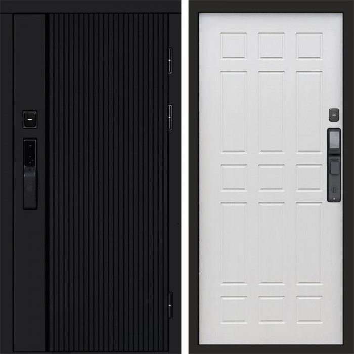 Входная дверь Smart (Смарт) Твист Блэк (Black) Спарта лиственница