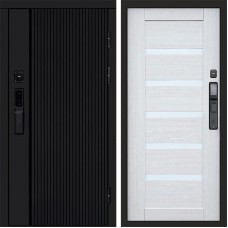 Входная дверь Smart (Смарт) Твист Блэк (Black) Царга лиственница белая