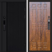 Входная дверь Smart (Смарт) Твист Блэк (Black) Спарта дуб