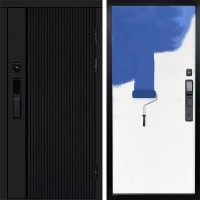 Дверь Termo Door Smart (Смарт) Урбан Блэк (Black) панель под покраску