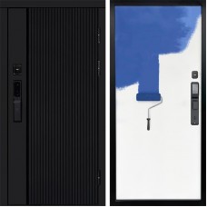 Дверь Termo Door Smart (Смарт) Урбан Блэк (Black) панель под покраску