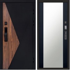 Дверь Termo Door Smart (Смарт) Матрикс (Matrix) Зеркало 27 Черный кварц + тонировка