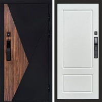 Дверь входная Termo Door Smart (Смарт) Матрикс (Matrix) Марсель Белый софт