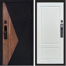 Дверь входная Termo Door Smart (Смарт) Матрикс (Matrix) Марсель Белый софт