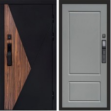 Дверь входная Termo Door Smart (Смарт) Матрикс (Matrix) Марсель Grey софт