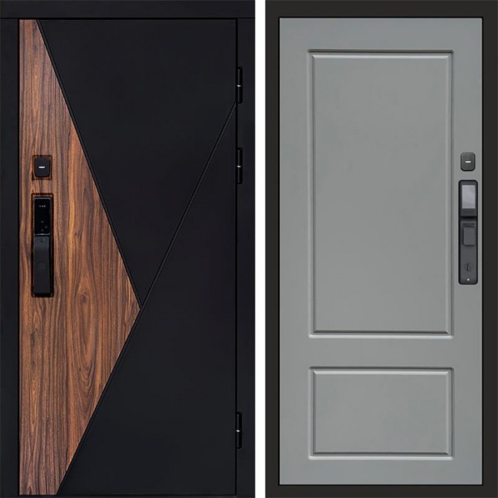 Дверь входная Termo Door Smart (Смарт) Матрикс (Matrix) Марсель Grey софт