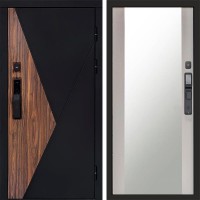 Дверь Termo Door Smart (Смарт) Матрикс (Matrix) Зеркало 27 Слоновая кость