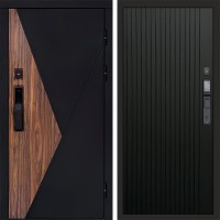 Termo Door Smart (Смарт) Матрикс (Matrix) Flat Черный кварц