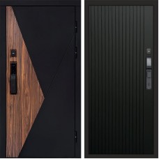 Termo Door Smart (Смарт) Матрикс (Matrix) Flat Черный кварц