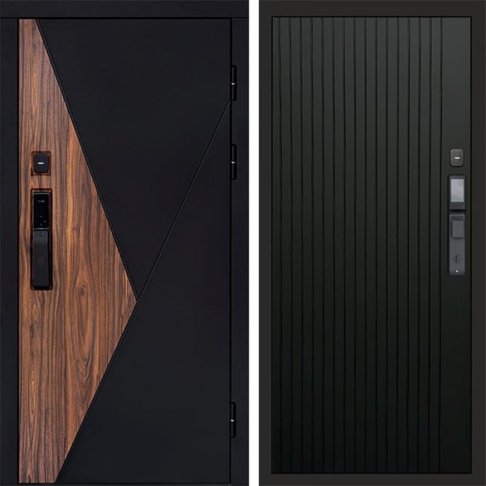 Termo Door Smart (Смарт) Матрикс (Matrix) Flat Черный кварц