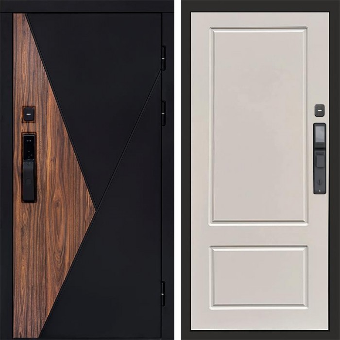 Дверь входная Termo Door Smart (Смарт) Матрикс (Matrix) Марсель Слоновая кость