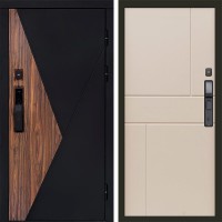 Дверь Termo Door Smart (Смарт) Матрикс (Matrix) Горизонт Слоновая кость