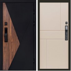 Дверь Termo Door Smart (Смарт) Матрикс (Matrix) Горизонт Слоновая кость