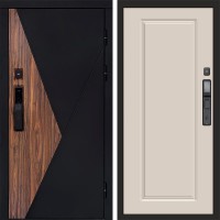 Входная дверь Termo Door Smart (Смарт) Матрикс (Matrix) Гранд Слоновая кость
