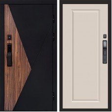 Входная дверь Termo Door Smart (Смарт) Матрикс (Matrix) Гранд Слоновая кость