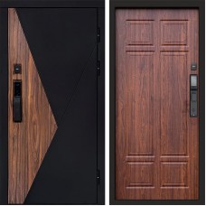 Входная дверь Smart (Смарт) Матрикс (Matrix) Премиум орех