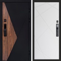 Входная дверь Smart (Смарт) Матрикс (Matrix) Лучи белый