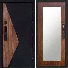 Входная дверь Smart (Смарт) Матрикс (Matrix) Зеркало триумф дуб