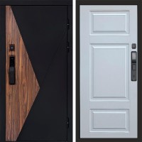 Дверь Termo Door Smart (Смарт) Матрикс (Matrix) Лион Белый софт