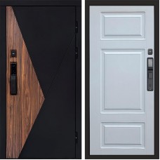 Дверь Termo Door Smart (Смарт) Матрикс (Matrix) Лион Белый софт