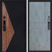 Входная дверь Smart (Смарт) Матрикс (Matrix) Горизонт бетон темный