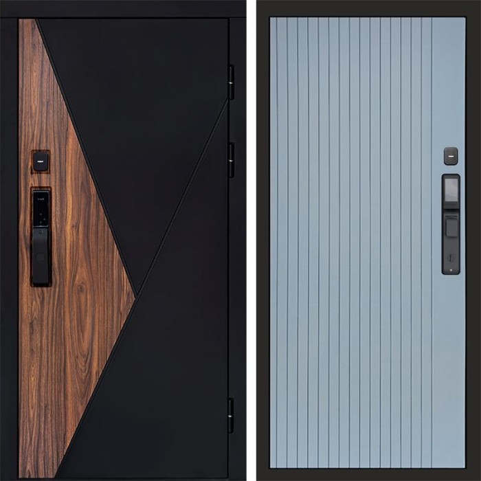 Termo Door Smart (Смарт) Матрикс (Matrix) Flat Grey Софт