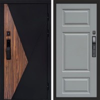 Дверь Termo Door Smart (Смарт) Матрикс (Matrix) Лион Grey софт