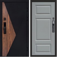 Дверь Termo Door Smart (Смарт) Матрикс (Matrix) Лион Grey софт