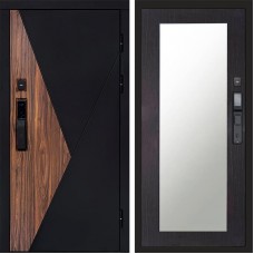 Входная дверь Smart (Смарт) Матрикс (Matrix) Зеркало триумф венге