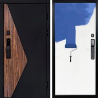 Дверь Termo Door Smart (Смарт) Урбан Блэк (Black) панель под покраску