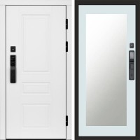 Дверь Termo Door Smart (Смарт) Орегон White Зеркало Триумф Белый софт