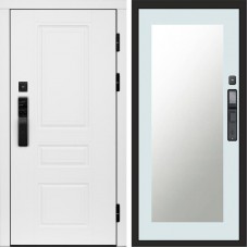 Дверь Termo Door Smart (Смарт) Орегон White Зеркало Триумф Белый софт