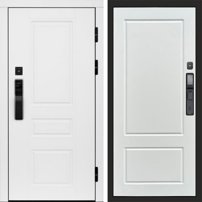 Дверь входная Termo Door Smart (Смарт) Орегон White Марсель Белый софт