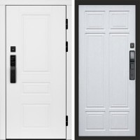 Входная дверь Smart (Смарт) Орегон White Премиум лиственница