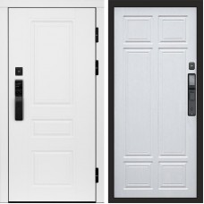 Входная дверь Smart (Смарт) Орегон White Премиум лиственница