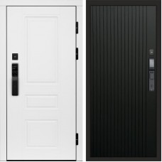Termo Door Smart (Смарт) Орегон White Flat Черный кварц