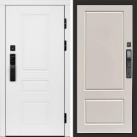 Дверь входная Termo Door Smart (Смарт) Орегон White Марсель Слоновая кость
