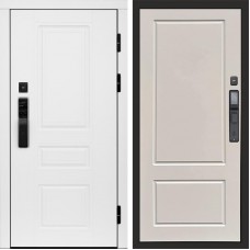 Дверь входная Termo Door Smart (Смарт) Орегон White Марсель Слоновая кость