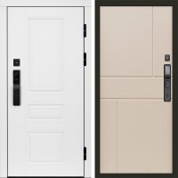 Дверь Termo Door Smart (Смарт) Орегон White Горизонт Слоновая кость
